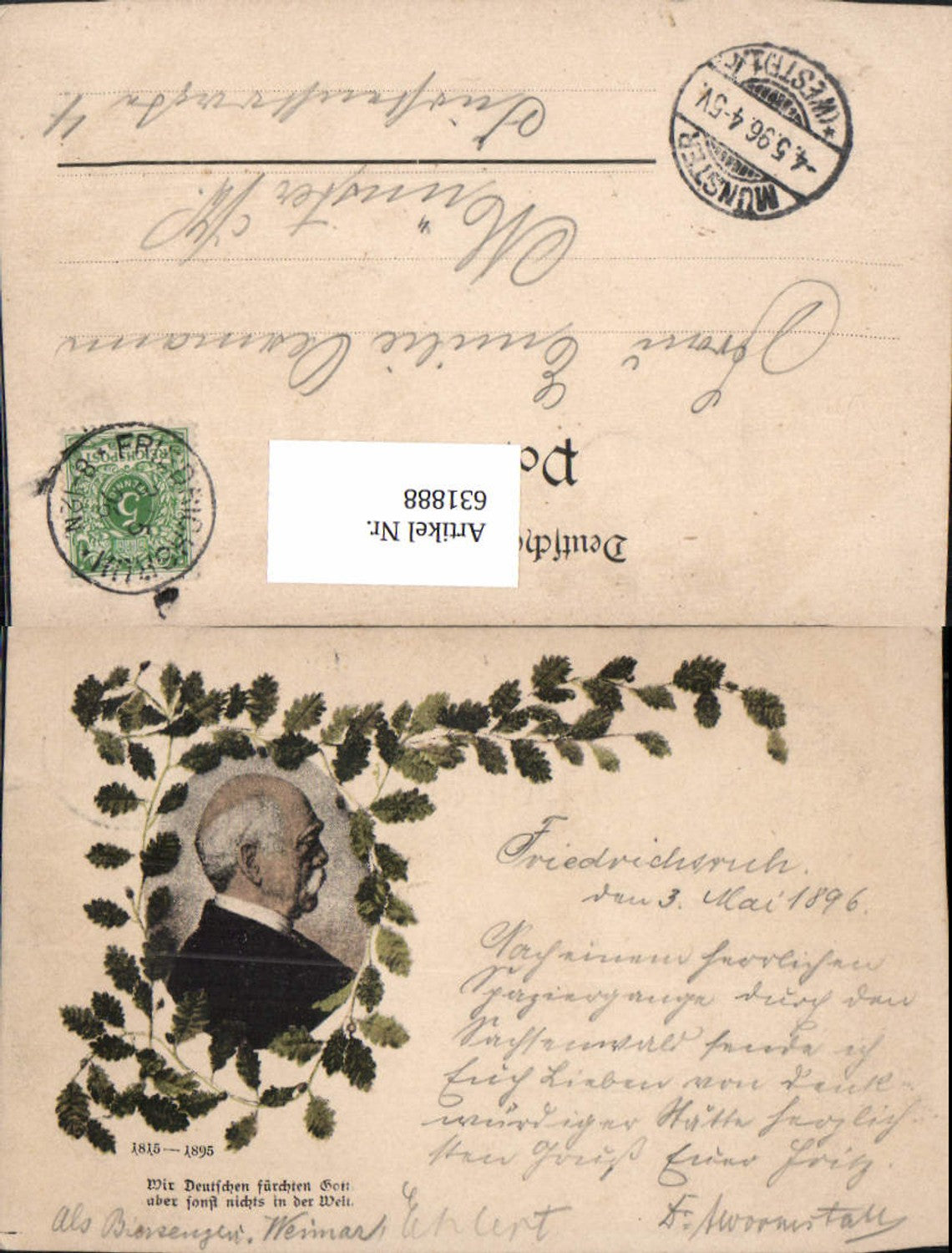 631888,Litho Otto von Bismarck Politik