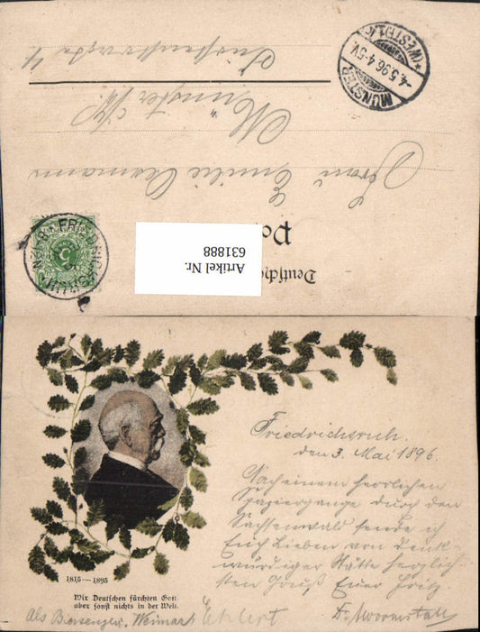 631888,Litho Otto von Bismarck Politik
