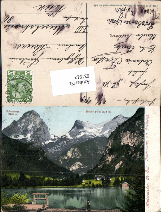 631912,Hinterstoder Spitzmauer Großer Priel Lahnteich Polsterlucke pub Brandt 287