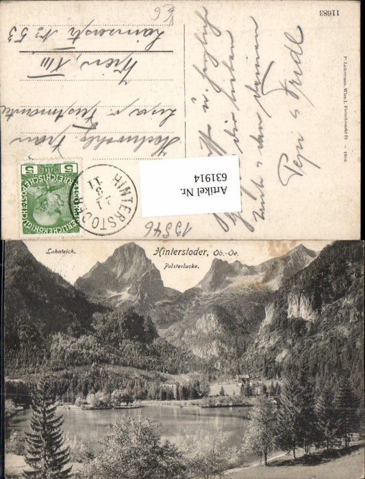 631914,Hinterstoder Lahnteich Polsterlucke pub Ledermann 11683