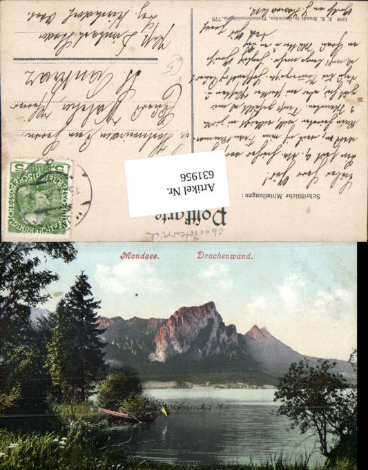 631956,Mondsee m. Drachenwand pub Brandt 778