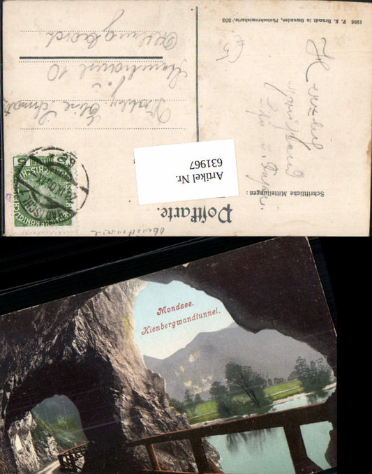 631967,Mondsee Scharfling Kienbergwandtunnel pub Brandt 333