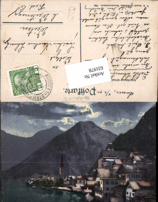 631978,Hallstatt am Hallstättersee Mondnacht pub Brandt 764