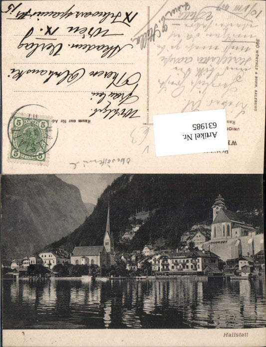 631985,Hallstatt am Hallstättersee pub Würthle & Sohn 390