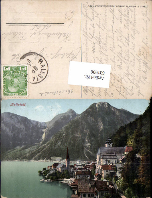 631996,Hallstatt am Hallstättersee pub Brandt 854 n. Rabenstein Pielach