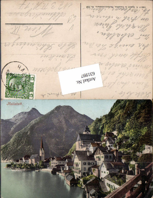 631997,Hallstatt am Hallstättersee pub Brandt 112