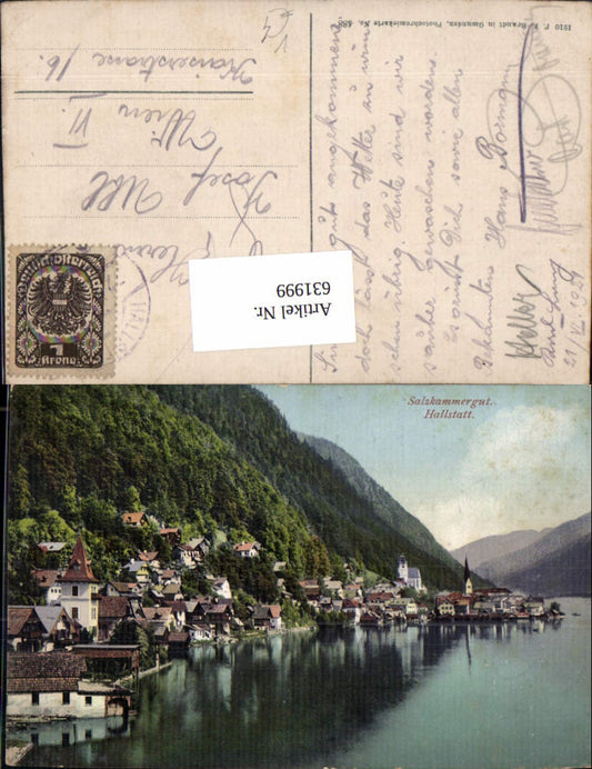 631999,Hallstatt am Hallstättersee pub Brandt 488