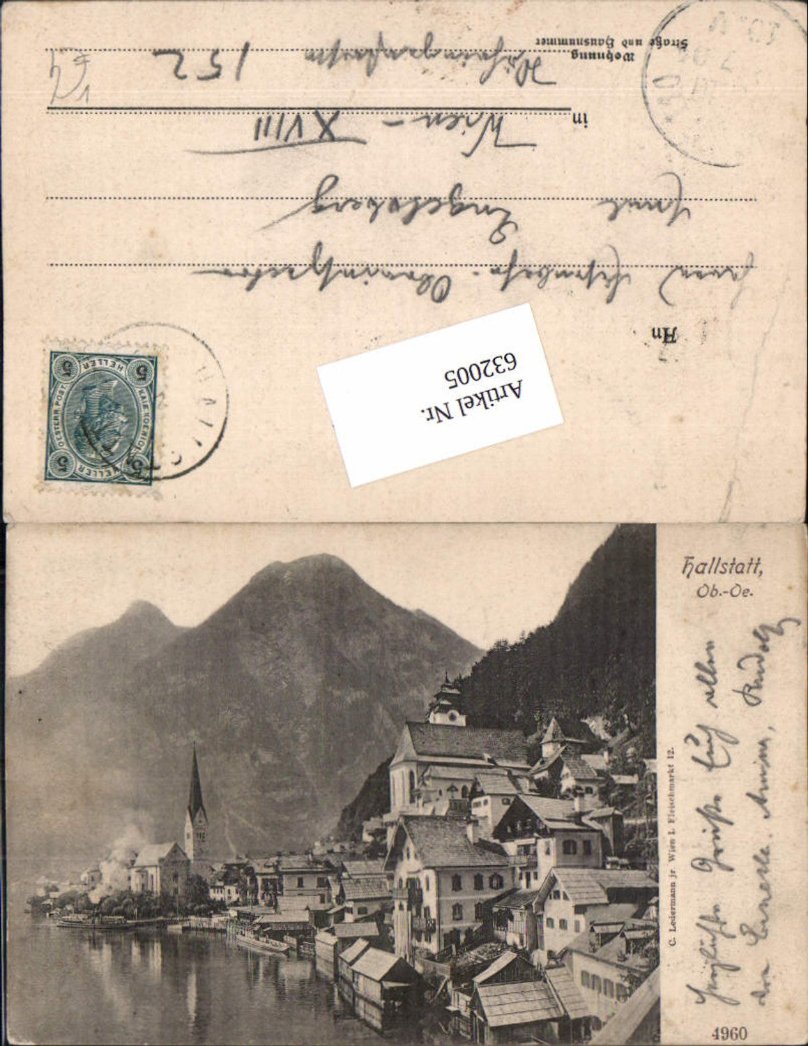 632005,Hallstatt am Hallstättersee pub Ledermann 4960