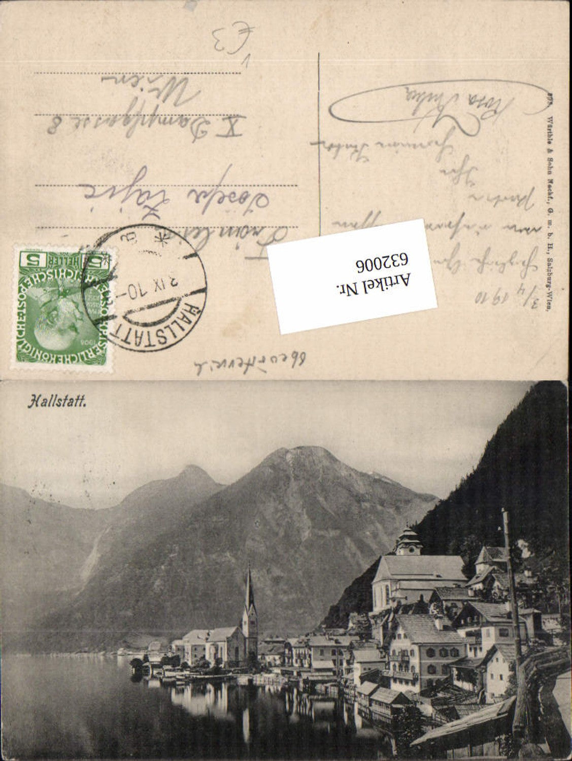 632006,Hallstatt am Hallstättersee pub Würthle & Sohn 393