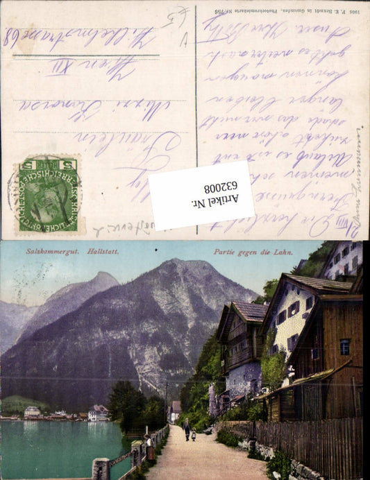 632008,Hallstatt am Hallstättersee Straßenansicht Lahn pub Brandt 756