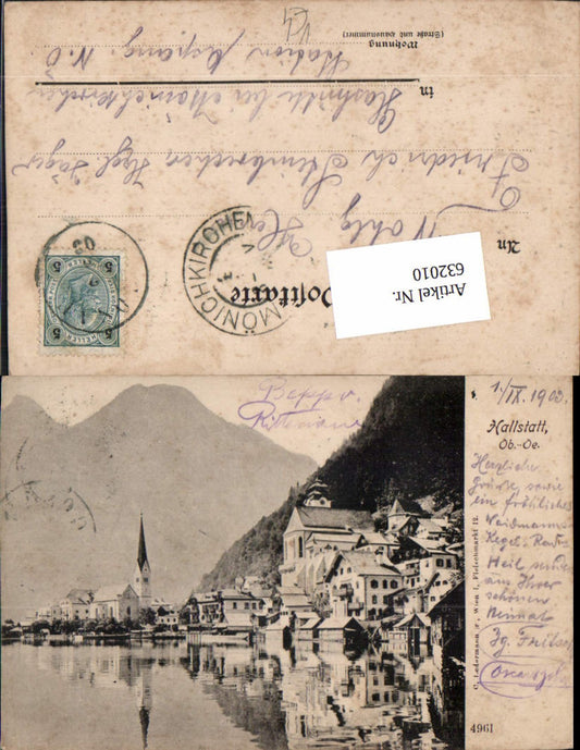 632010,Hallstatt pub Ledermann 4961 n. Mönichkirchen Stp. Glashütte
