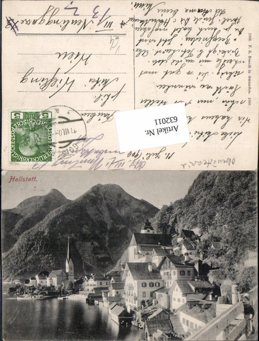 632011,Hallstatt am Hallstättersee pub Brandt 1586