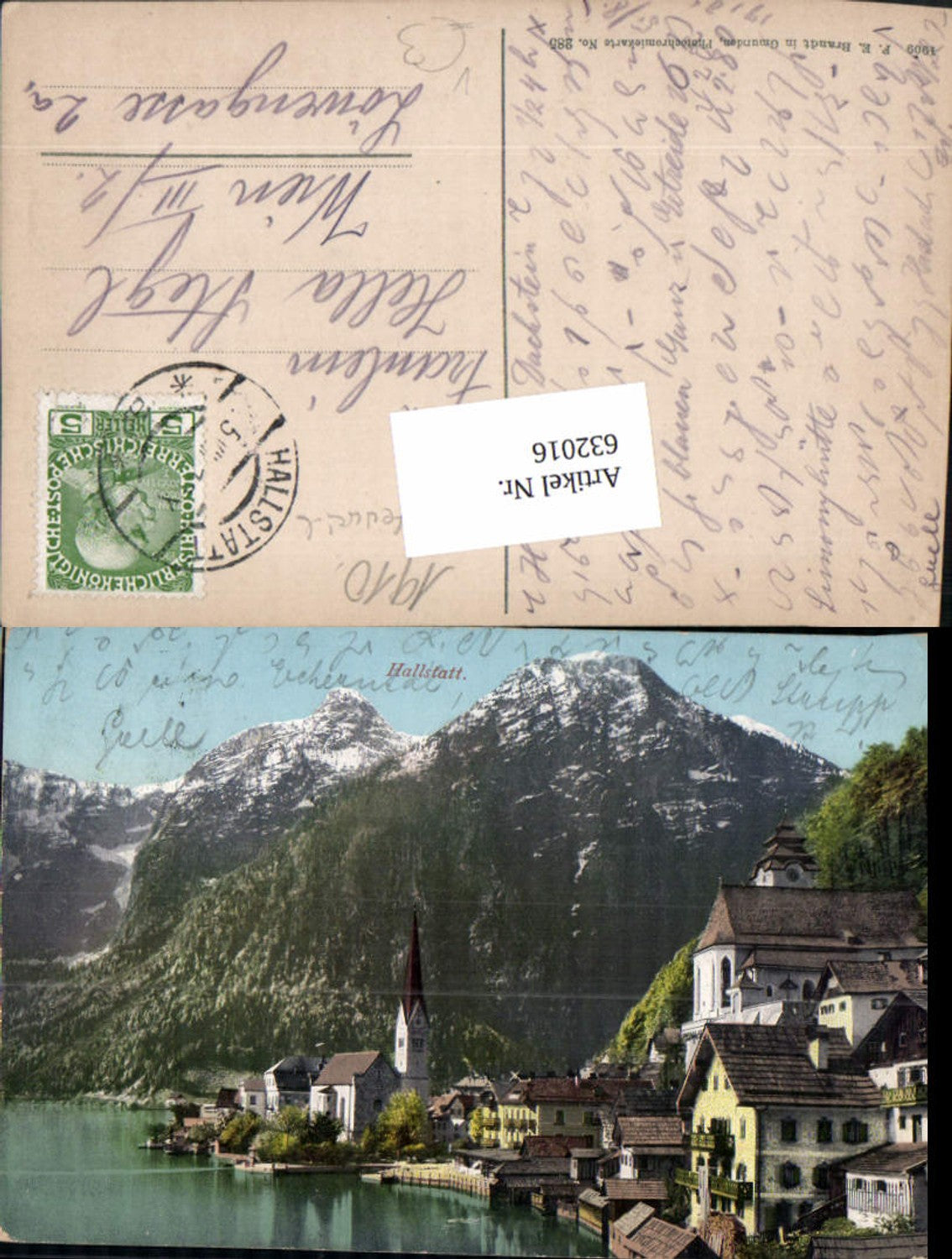 632016,Hallstatt am Hallstättersee pub Brandt 285