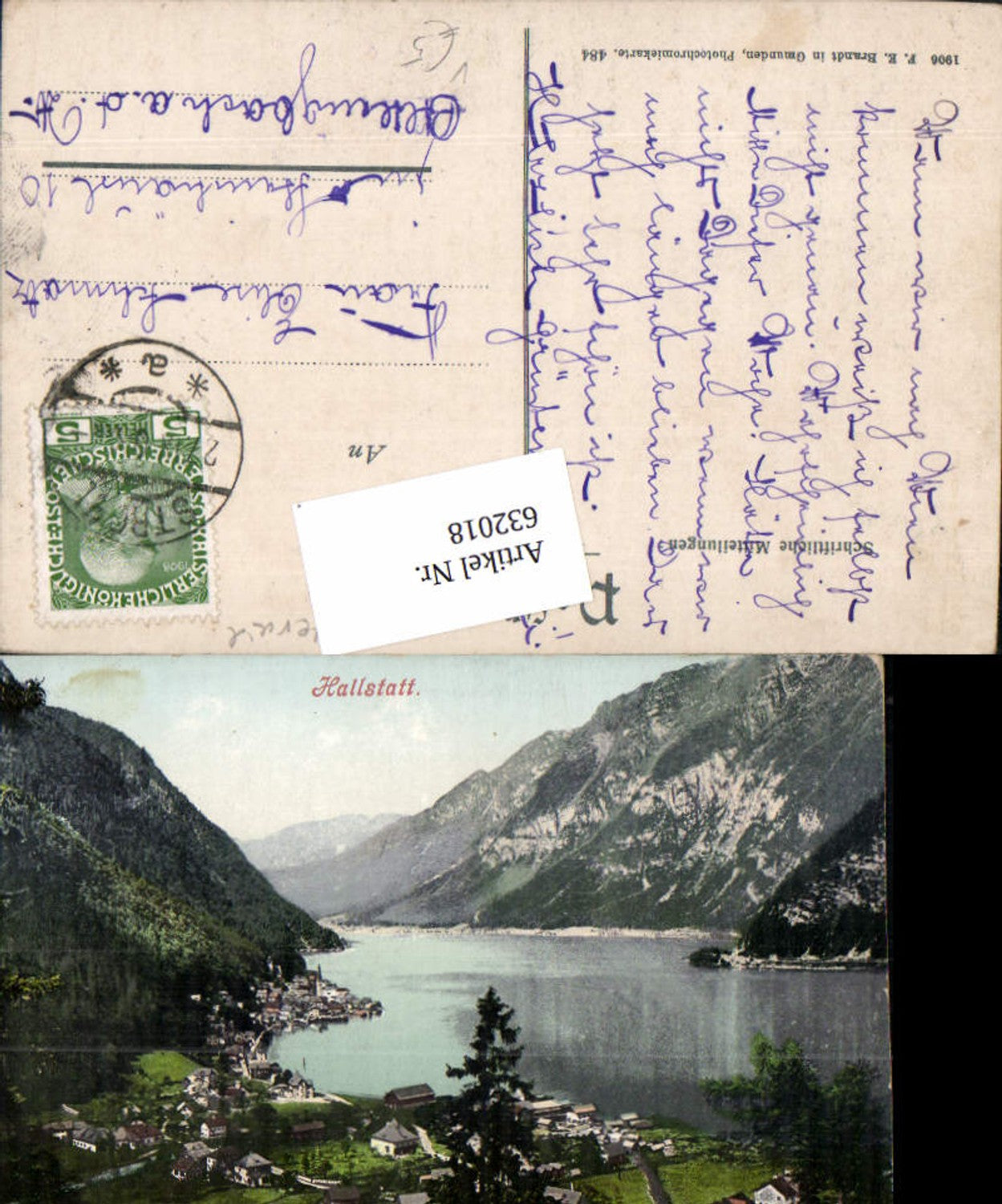 632018,Hallstatt am Hallstättersee pub Brandt 484