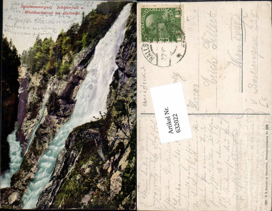 632022,Hallstatt am Hallstättersee Schleierfall Waldbachstrub pub Brandt 866