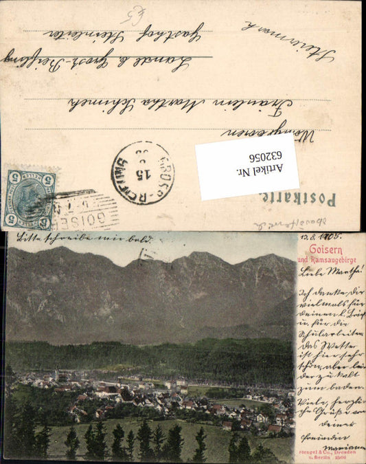 632056,Goisern und Ramsaugebirge pub Stengel & Co. 2566