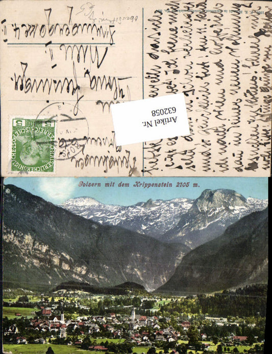 632058,Goisern m. Krippenstein pub Brandt 857