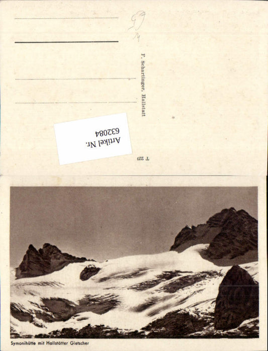 632084,Gosau Symonihütte Hallstätter Gletscher