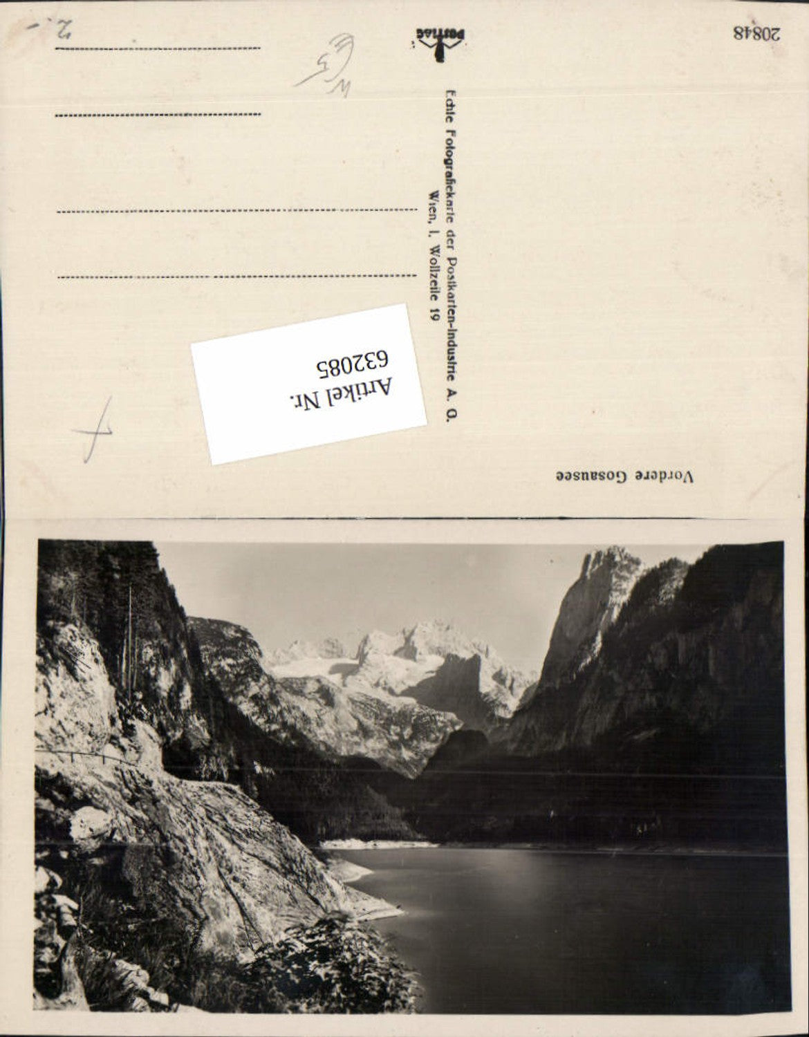 632085,Vorderer Gosausee Gosau