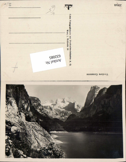 632085,Vorderer Gosausee Gosau