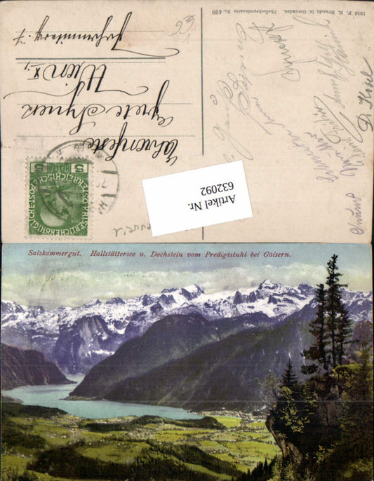 632092,Hallstättersee Hallstatt bei Goisern Vogelschau pub Brandt