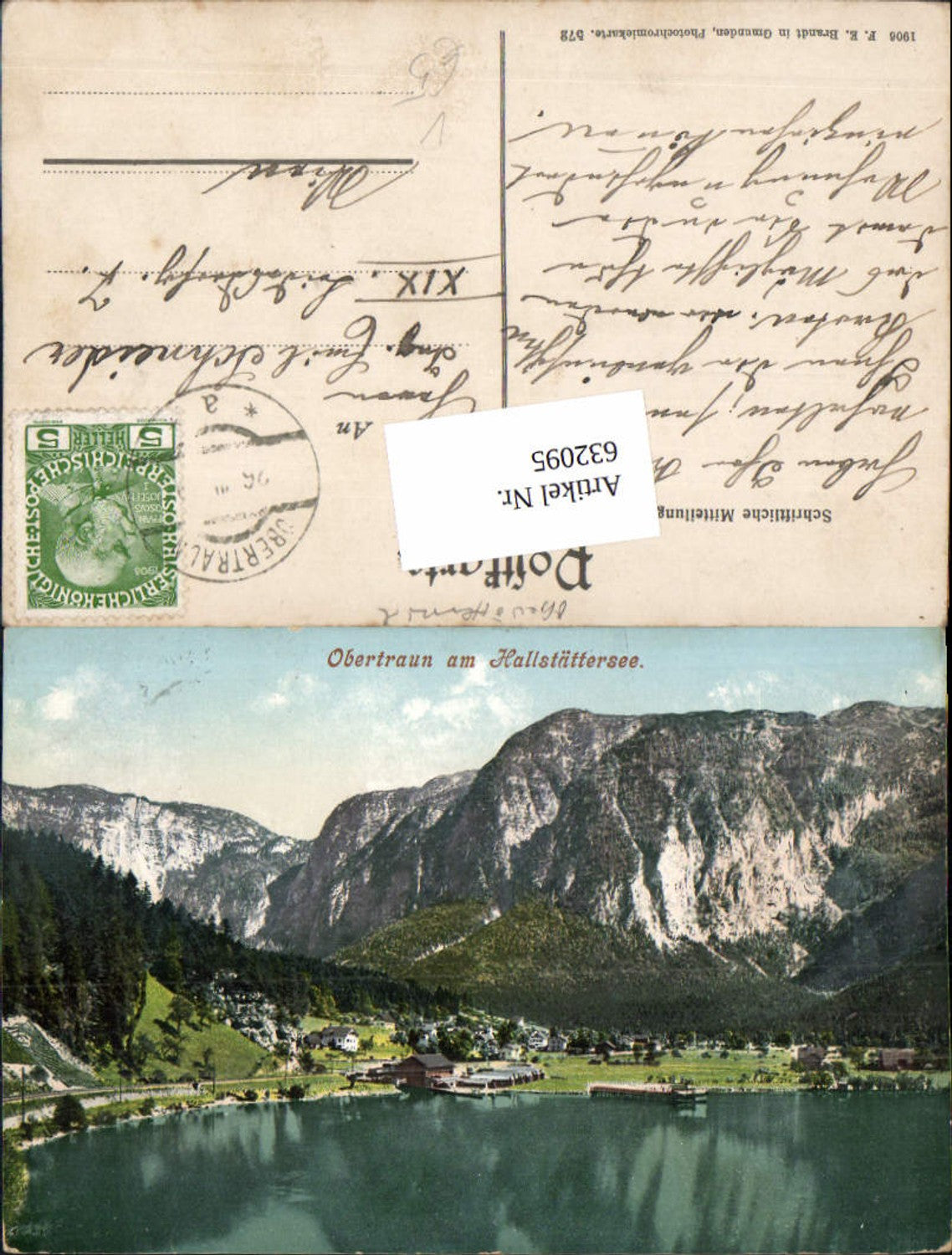 632095,Obertraun am Hallstättersee Hallstatt pub Brandt 572