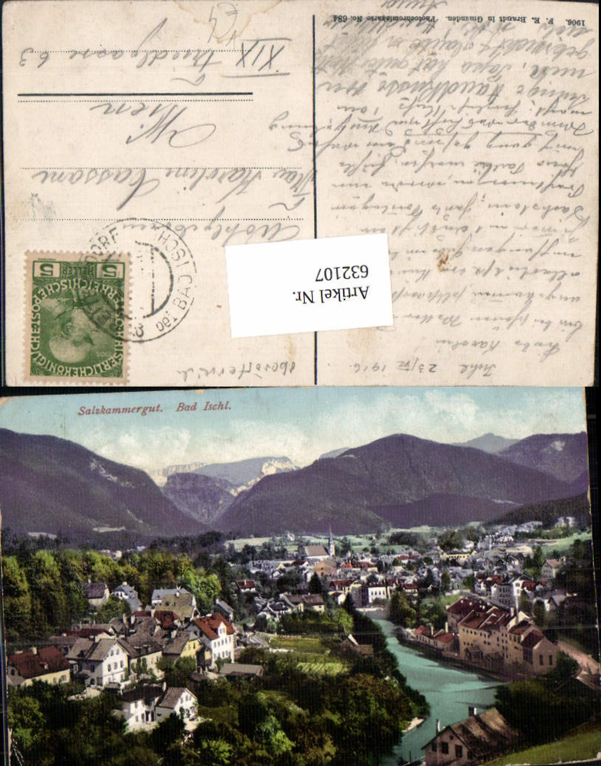 632107,Bad Ischl Salzkammergut pub Brandt 684 Stp. Reiterndorf