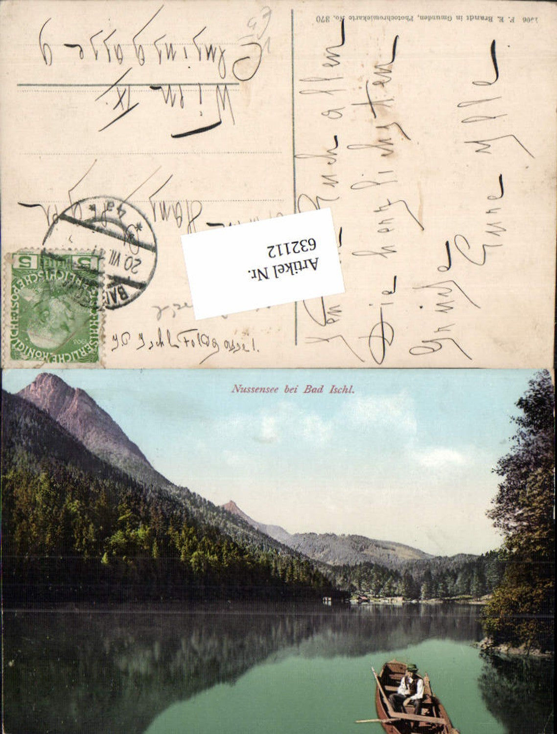 632112,Bad Ischl Nussensee Boot pub Brandt 370