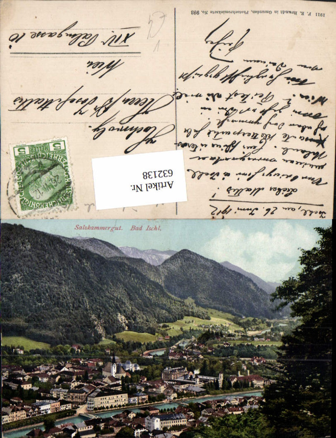 632138,Bad Ischl Salzkammergut pub Brandt 993