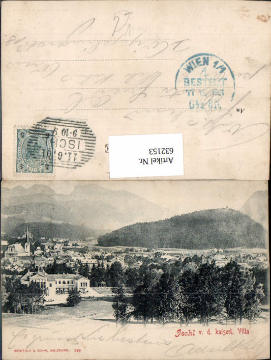 632153,Bad Ischl m. Kaiserliche Villa pub Würthle & Sohn 349
