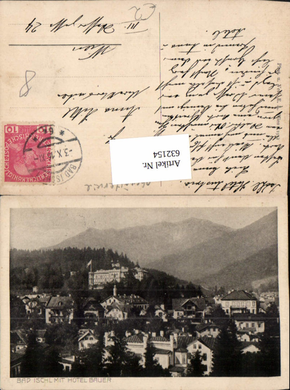 632154,Bad Ischl m. Hotel Bauer