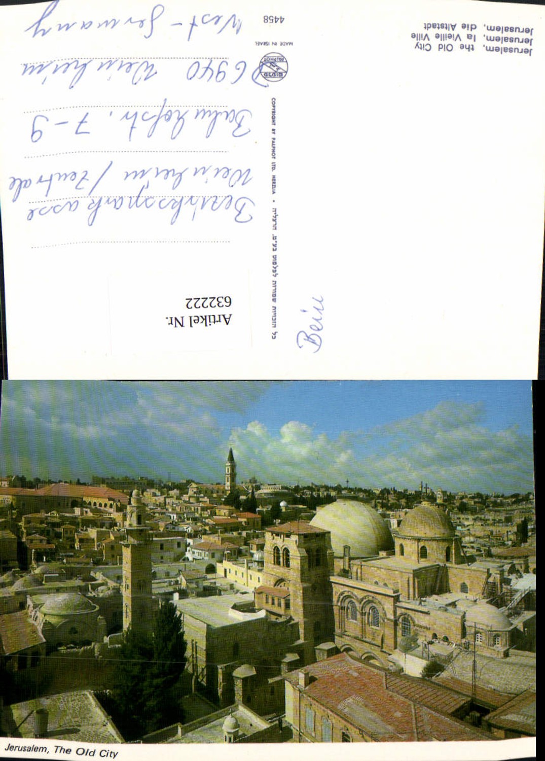 632222,Jerusalem the Old City Altstadt