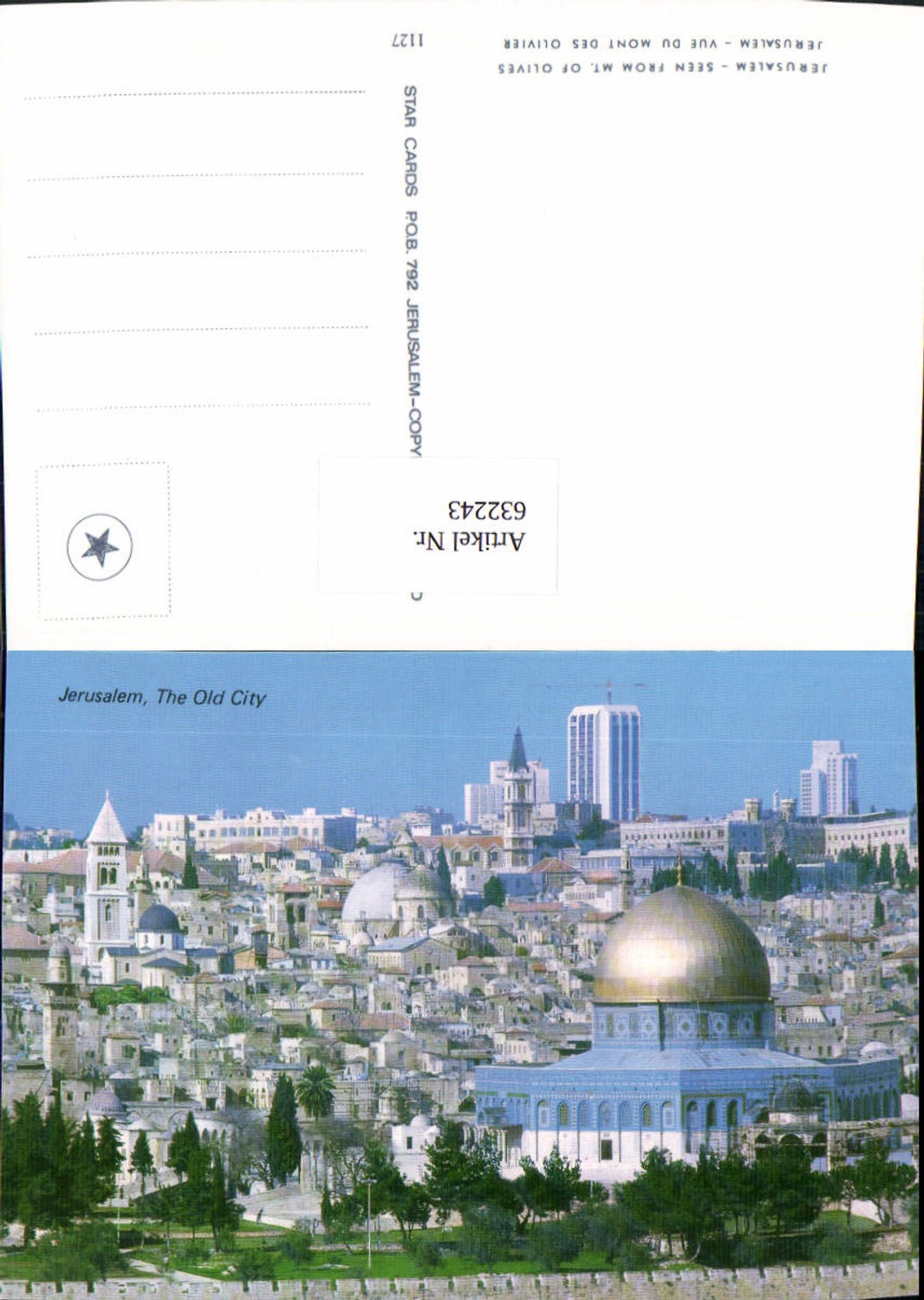 632243,Jerusalem seen form Mount of Olives