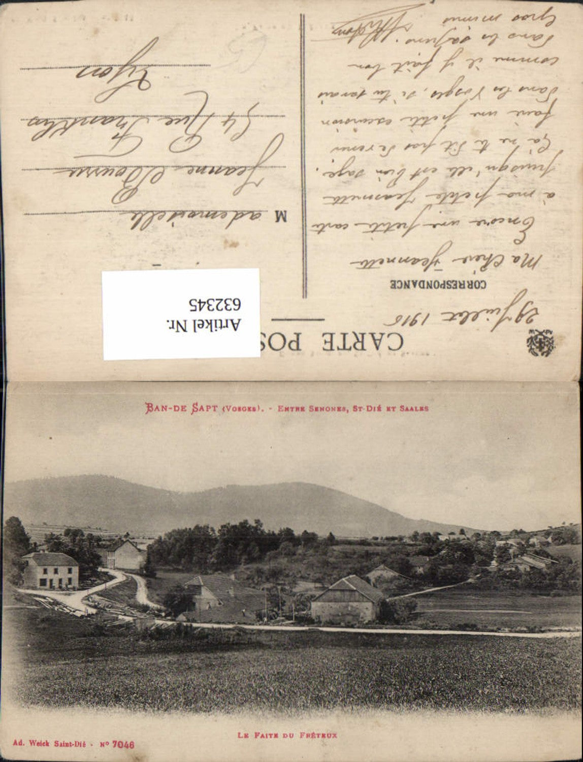 Alte Ansichtskarte – Old Postcard