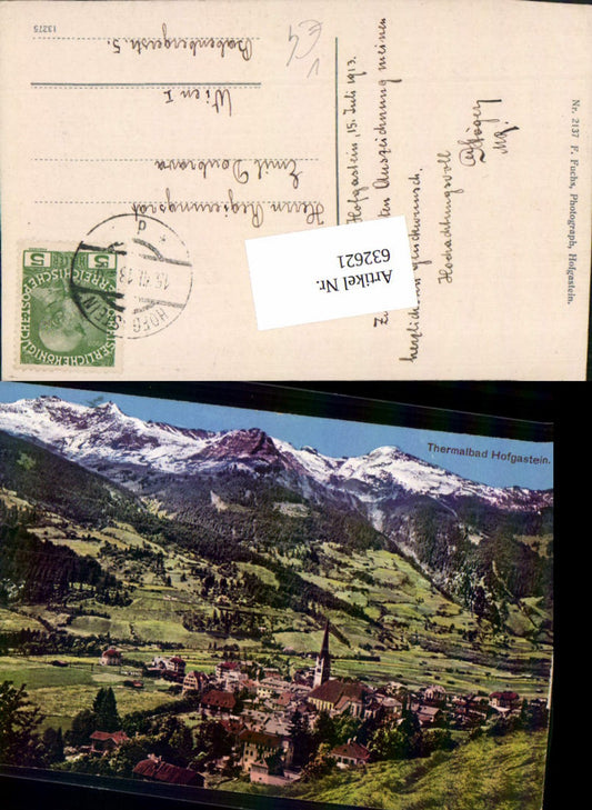 632621,Hofgastein pub F. Fuchs 2137