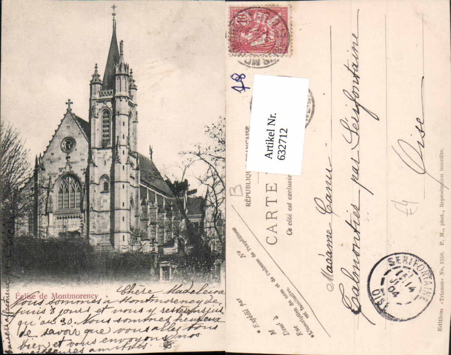 Alte Ansichtskarte – Old Postcard