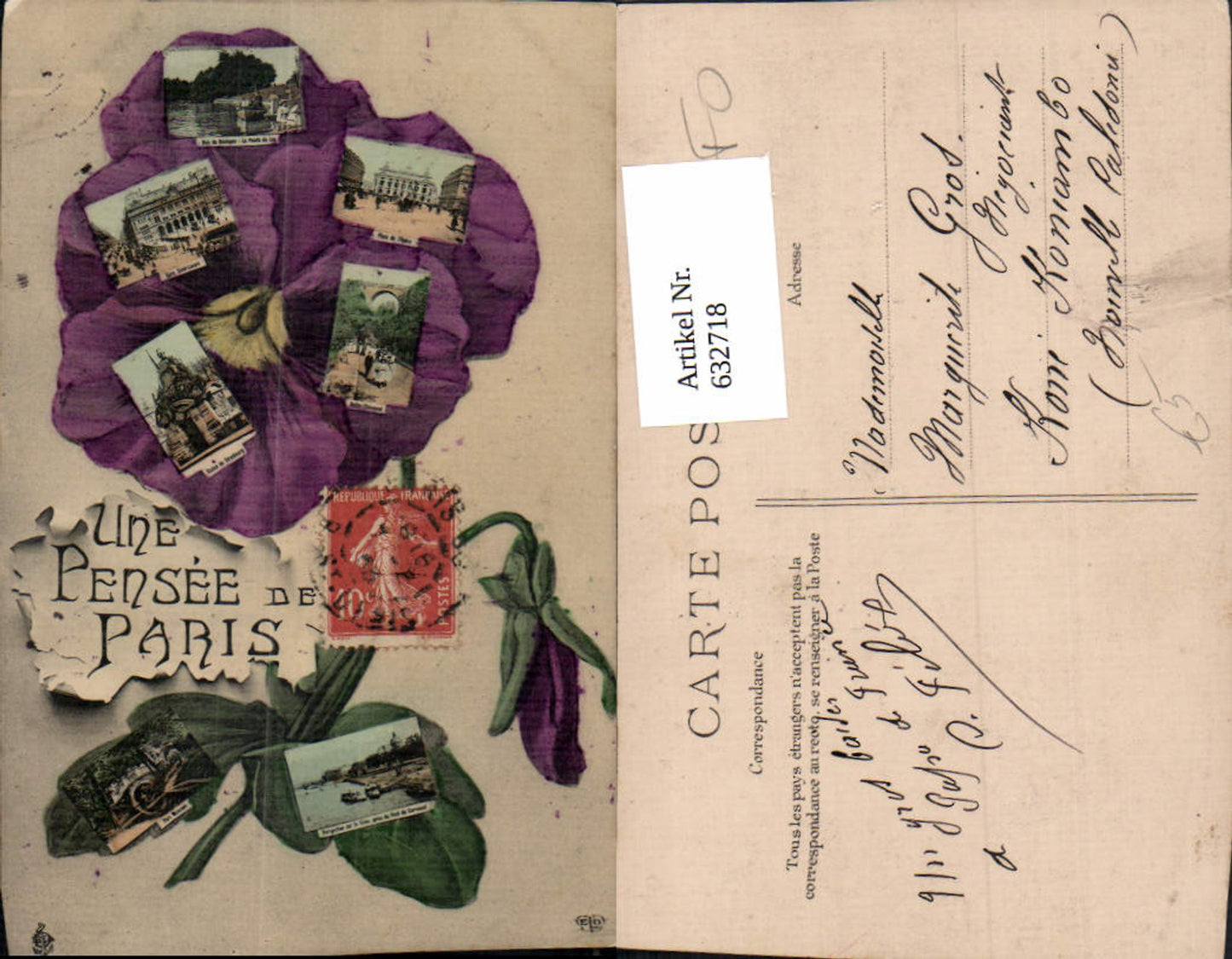 Alte Ansichtskarte – Old Postcard