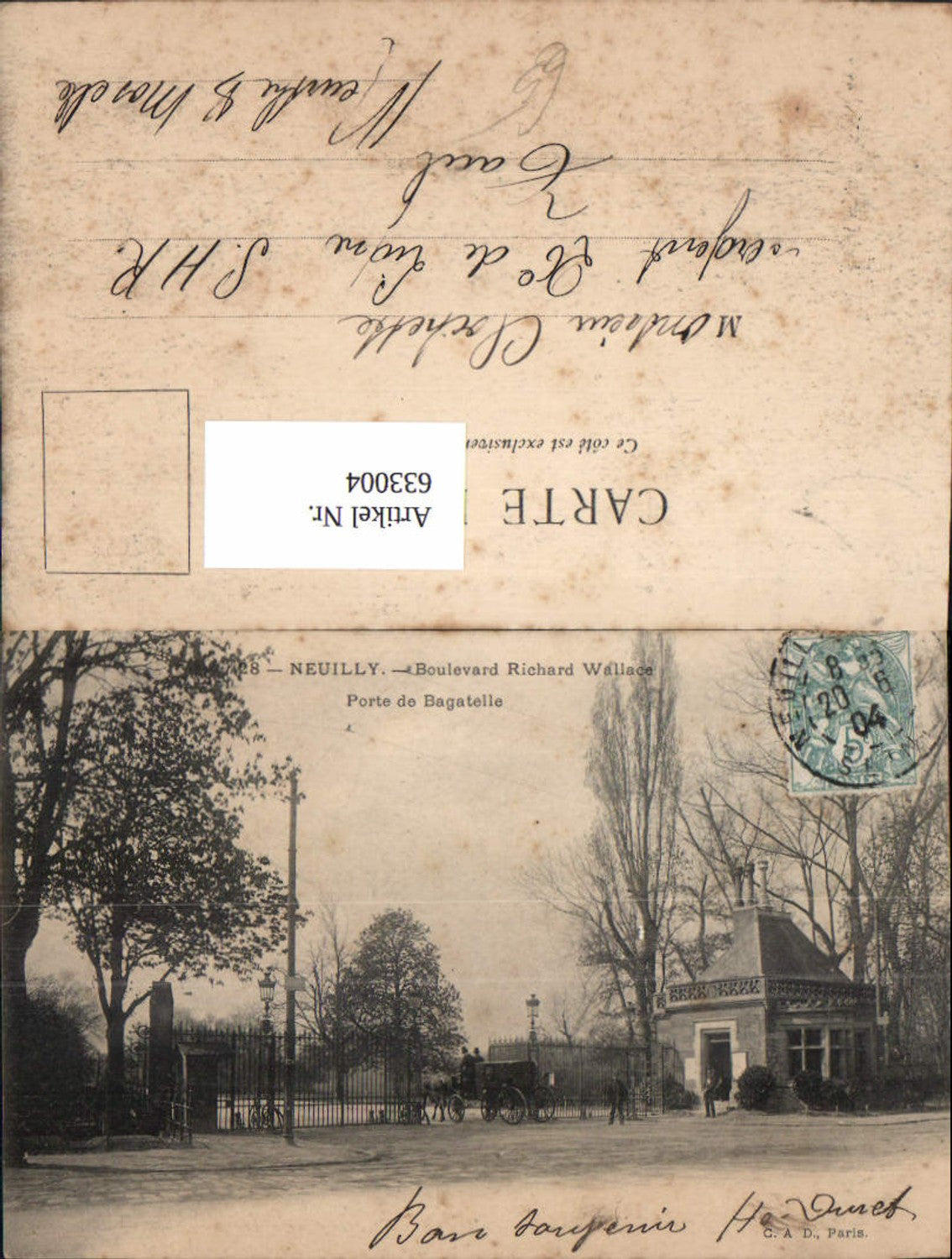 Alte Ansichtskarte – Old Postcard