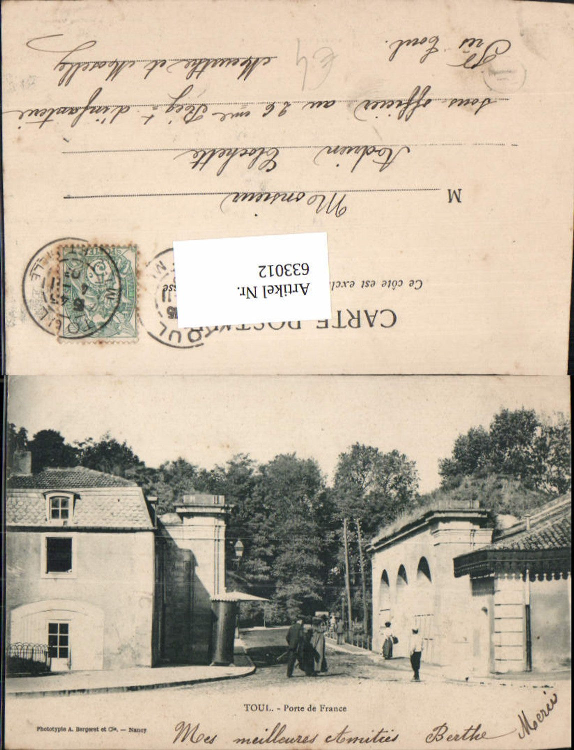 Alte Ansichtskarte – Old Postcard