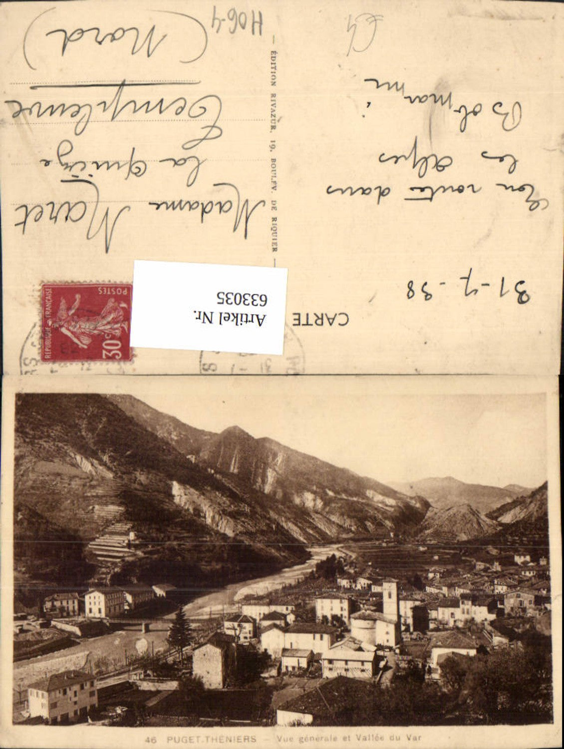 Alte Ansichtskarte – Old Postcard