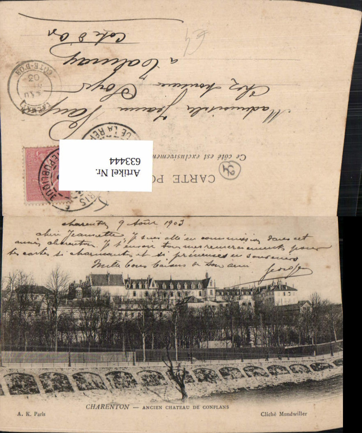 Alte Ansichtskarte – Old Postcard