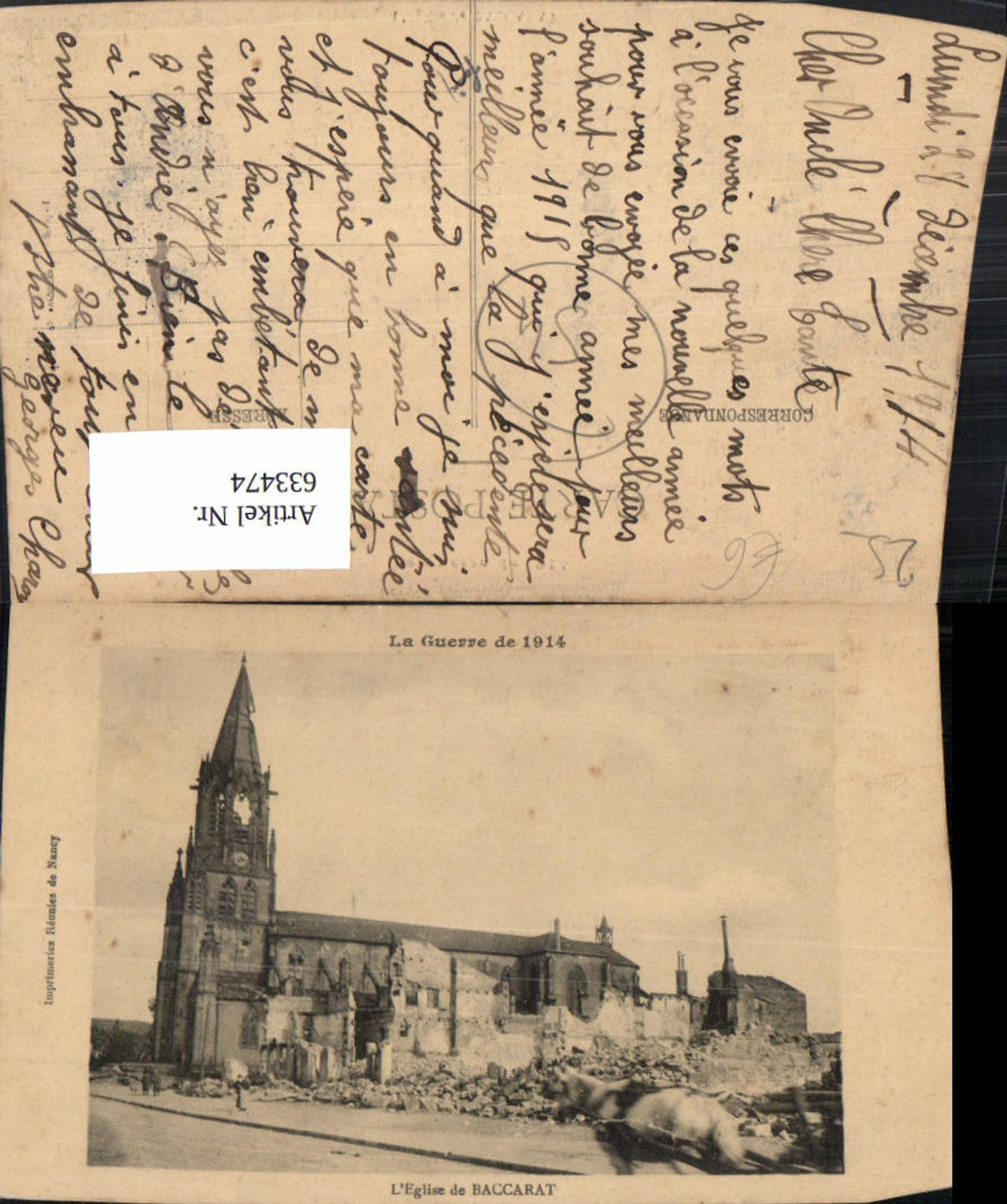 Alte Ansichtskarte – Old Postcard