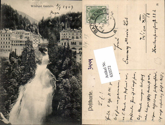 633572,Badgastein Bad Gastein Hotel Straubinger 1907