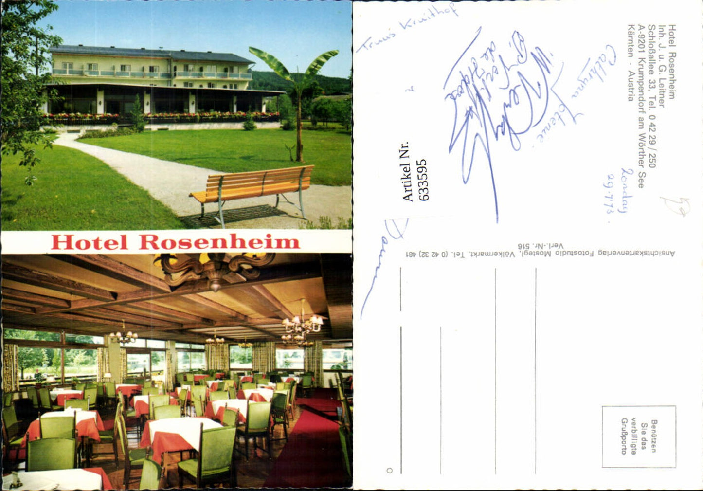Alte Ansichtskarte – Old Postcard