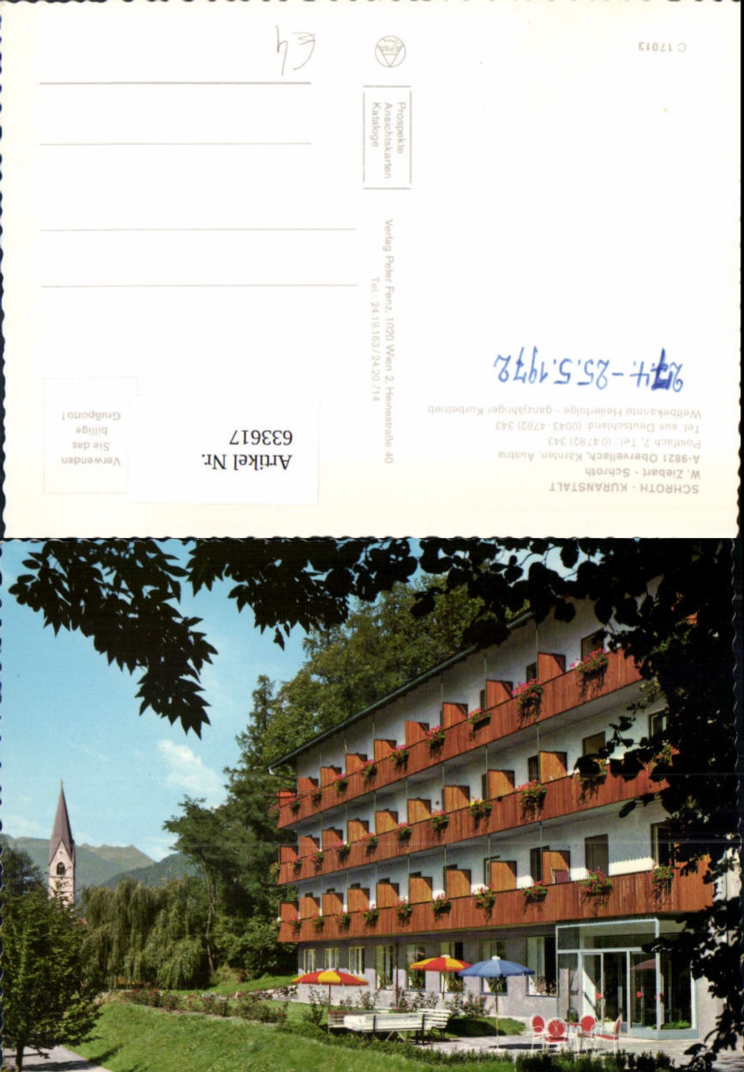 633617,Obervellach Schroth-Kuranstalt