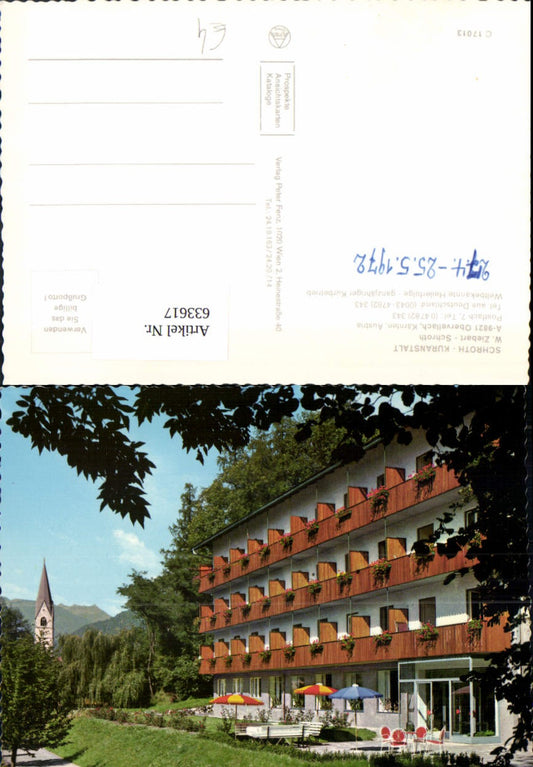 633617,Obervellach Schroth-Kuranstalt