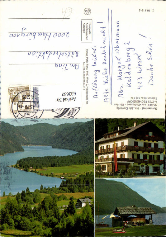 633632,Mehrbild Ak Techendorf Sonnenhof Naggl a. Weißensee