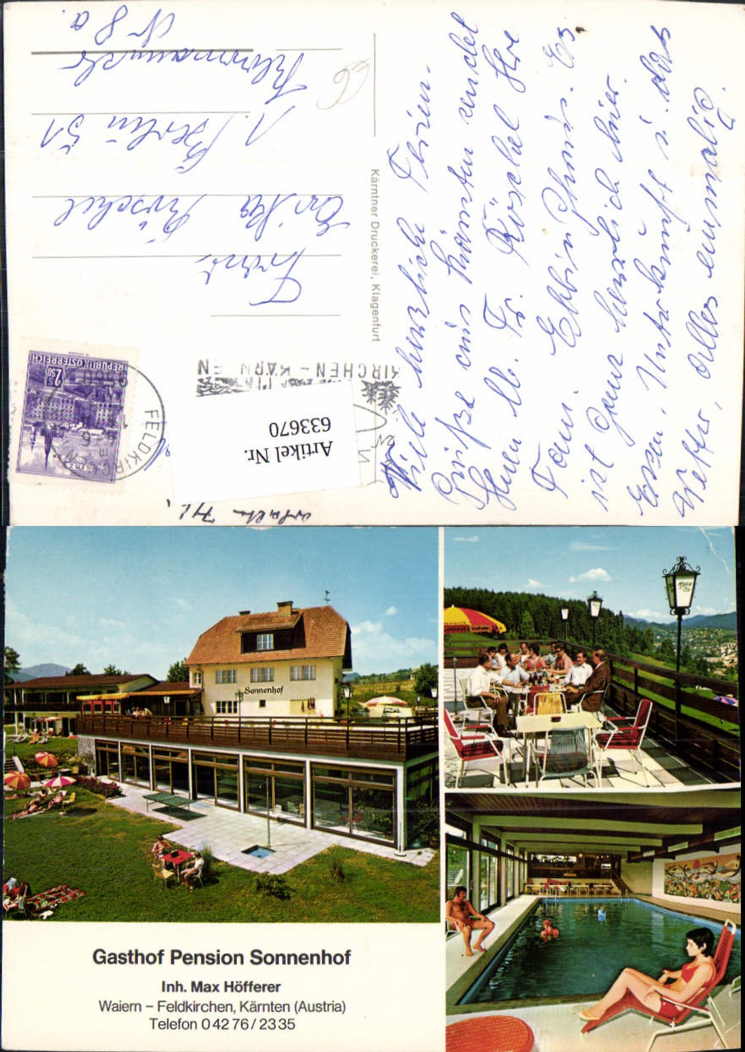 Alte Ansichtskarte – Old Postcard