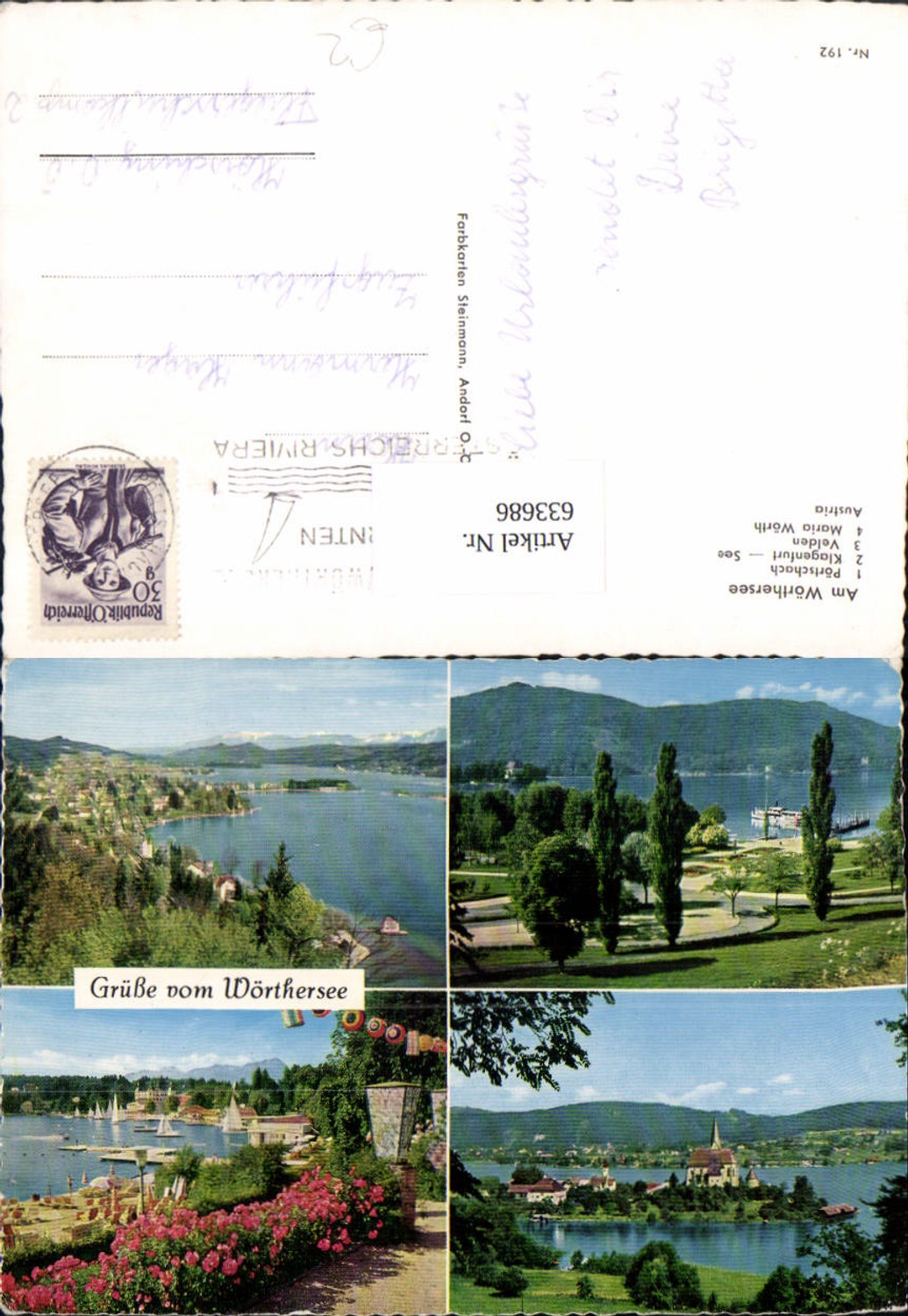 633686,Multi-image Ak Am Wörthersee Pörtschach Klagenfurt Velden Maria Wörth