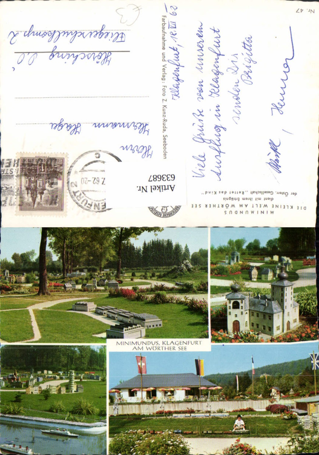 633687,Mehrbild Ak Klagenfurt Minimundus Kleine Welt a. Wörthersee